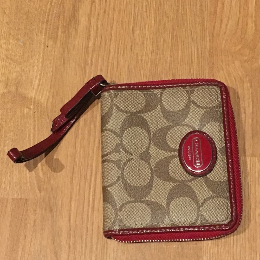 Coach Zip Around Wallet